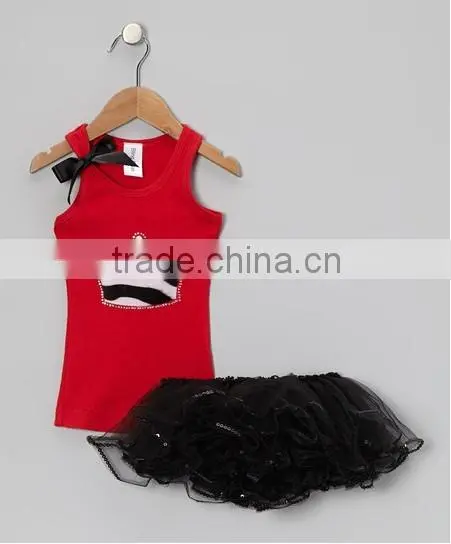 Baby Purple Pettiskirt Ribbon Holiday Pettiskirt Top Sets Girl Tutu Skirts Suits