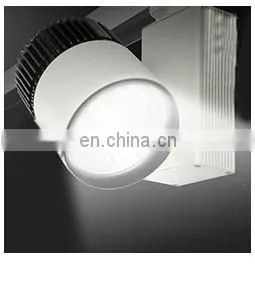 30w led shop light flexible adjustable rotating track rail light for exhibition hall