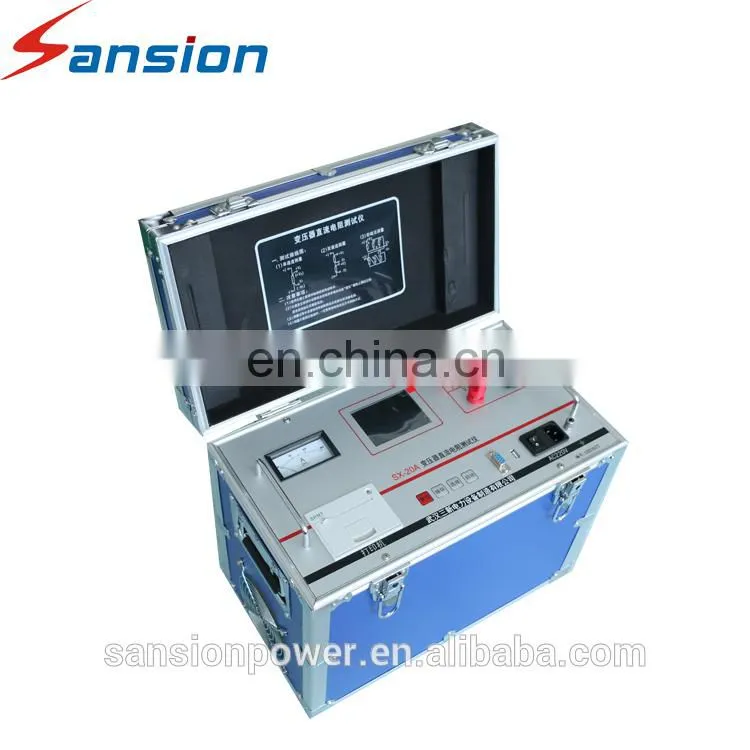 10A High-power Inductive Winding DC Resistance Transformer Tester