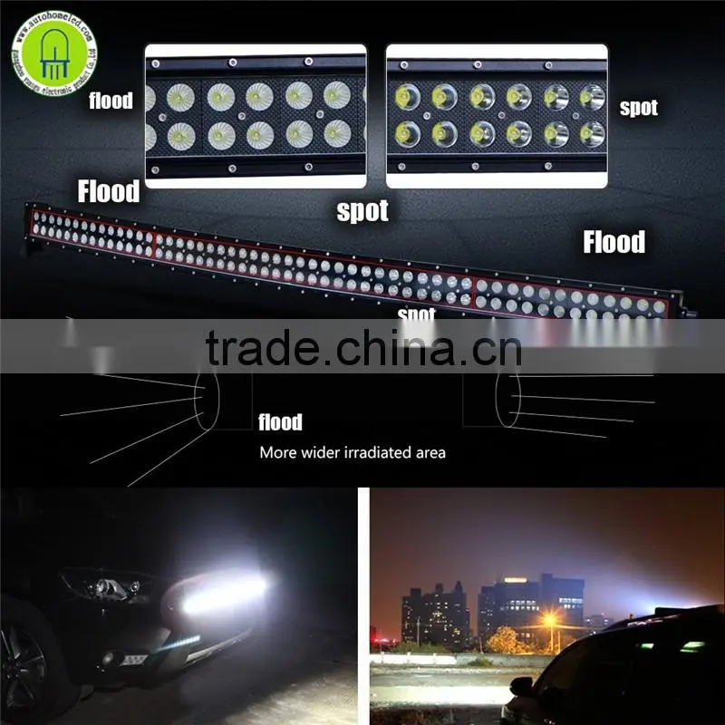 54inch Curved Work Light Bar 312W 4X4 for led lighting bar