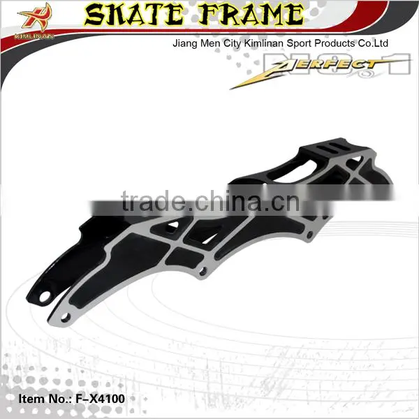 4 wheels inline frame, size 4*100mm alu inline frame, skate alu frame 4*110mm