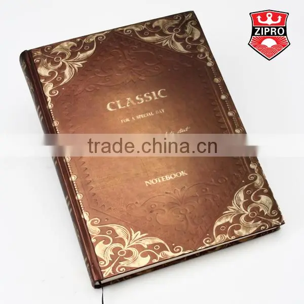 metallic paper hardcover notebook decorative pattern hardcover notebook