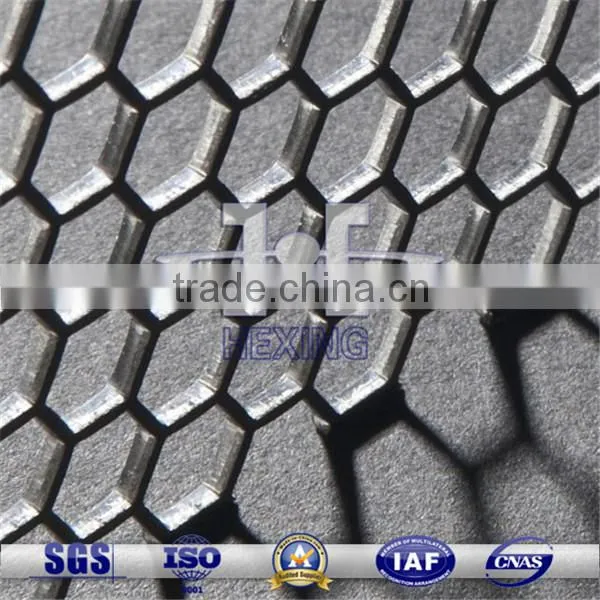 hexagonal decorative aluminium expanded plate