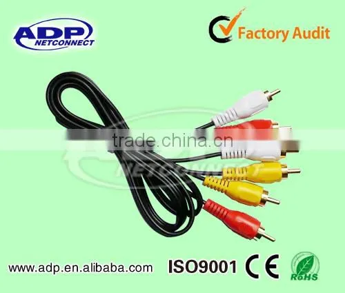 3RCA Audio Video Cable Male To Male For South Korea