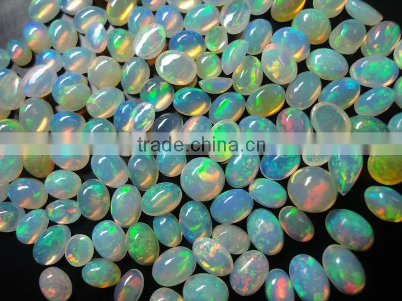 Natural Welo Ethiopia Opal Cabochon calibrated size oval 6x4 to10x8mm play of color