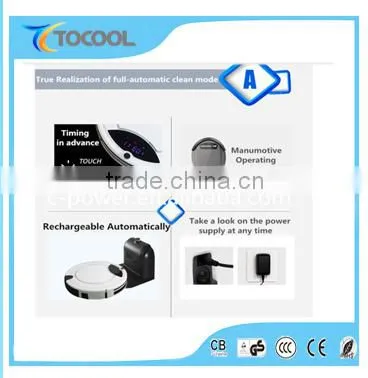 2015 Automatic Rechargeable Bagless Floor Sweeper I Robot Vacuum Cleaner