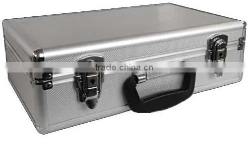 Smooth Silver Aluminum Case with Foam,Aluminum Flight storage box case