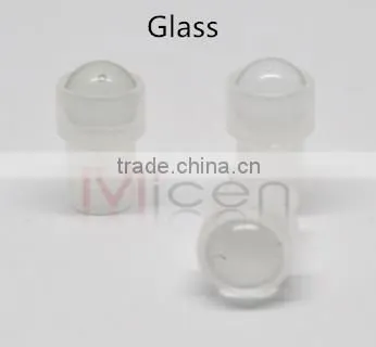 double end glass container,roll on glass vial 2*5ml