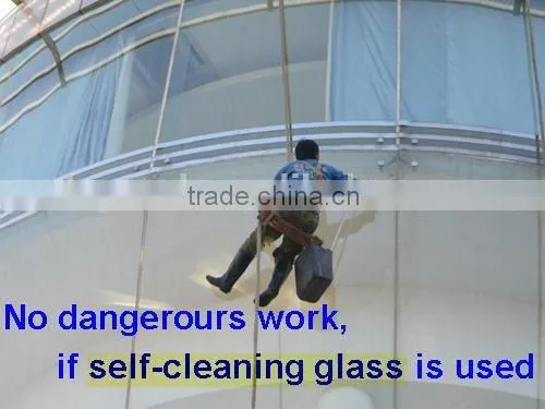 self-cleaning glass panel/self-cleaning glass shower cabin