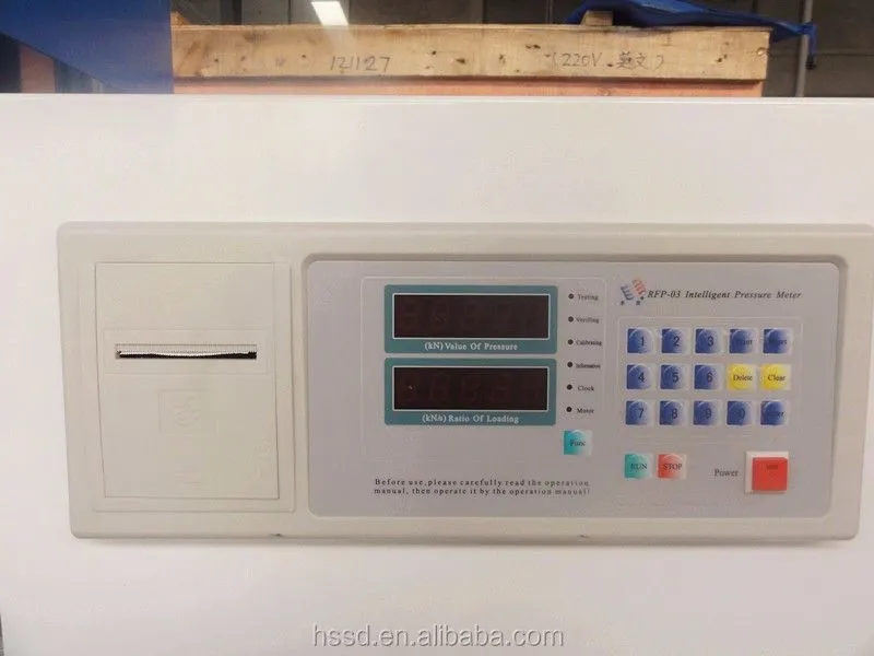 YES-300 /10 Cement Brick Digital 300kn Hydraulic Compression 10KN Flexural Testing Machine