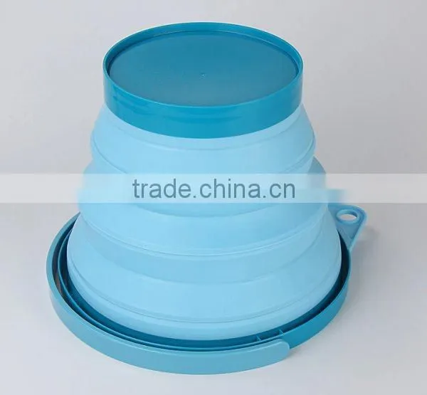 Portable Space Saver Outdoor New Collapsible silicon Round Water Bucket Container