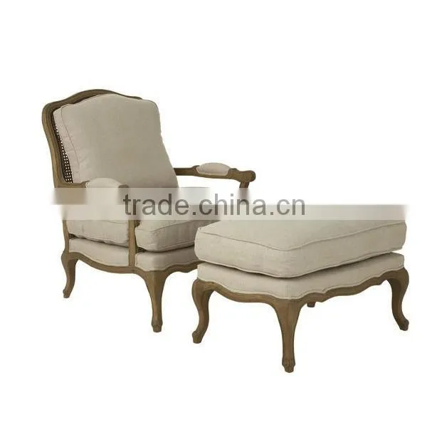 RCH-4232 Hot Sale White Recliner TV Chair With Ottoman