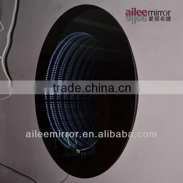 Fashion mirror led silicone 3mm tinted float glass mirror