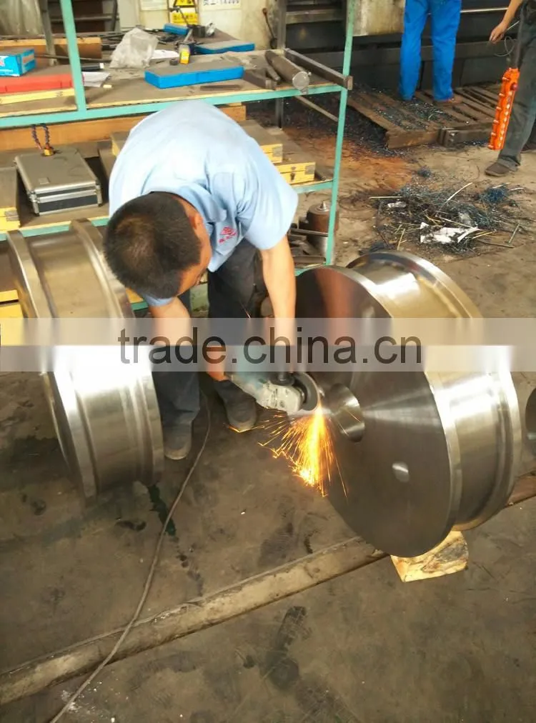 Steel mill ladle car wheels forgings