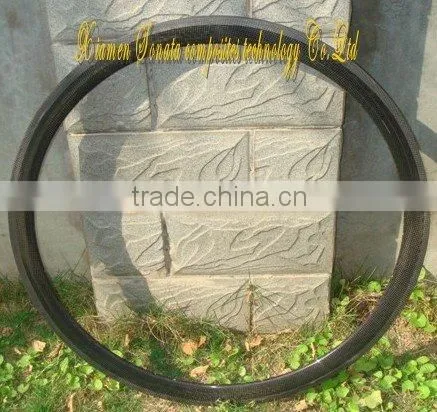 carbon bicycle tubular rim 700c light weight 3k finish