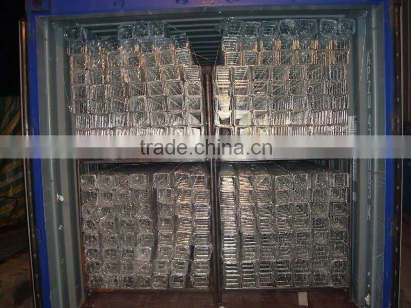 step U chanel wire mesh decking with waterfall