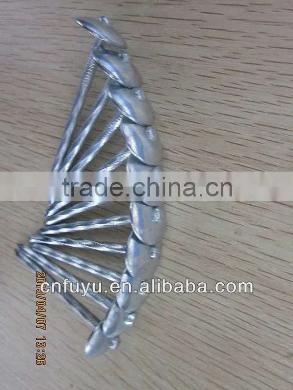 twisted umbrella head roofing nail factory