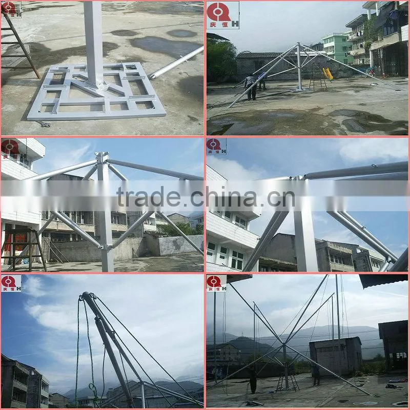 exciting four in one commercial bungee trampoline