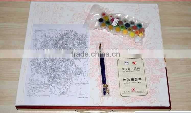 Diy oil painting by numbers