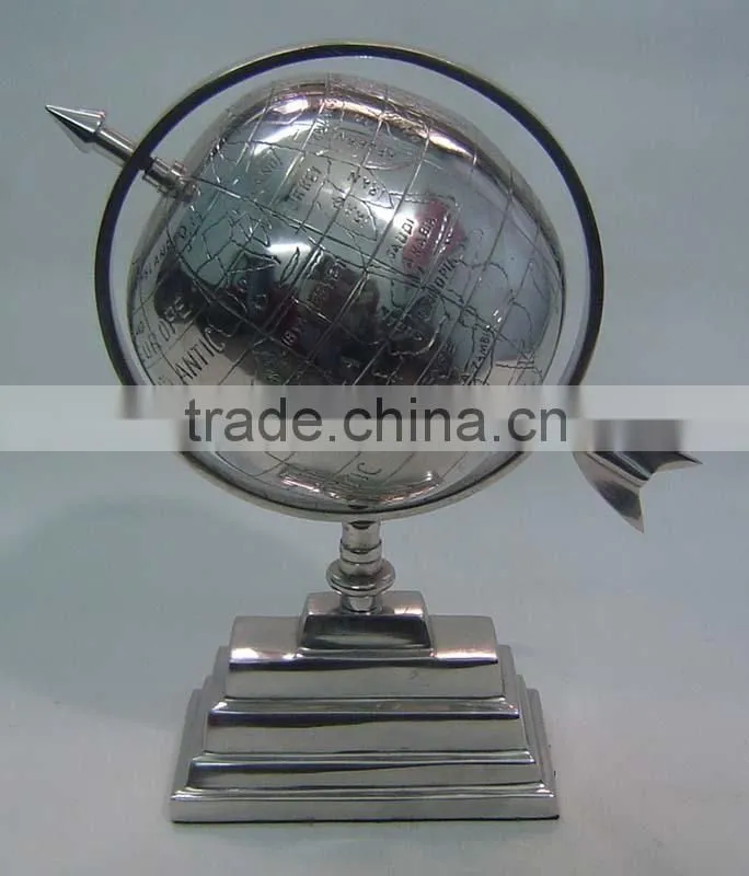 Cast aluminium decorative Globe