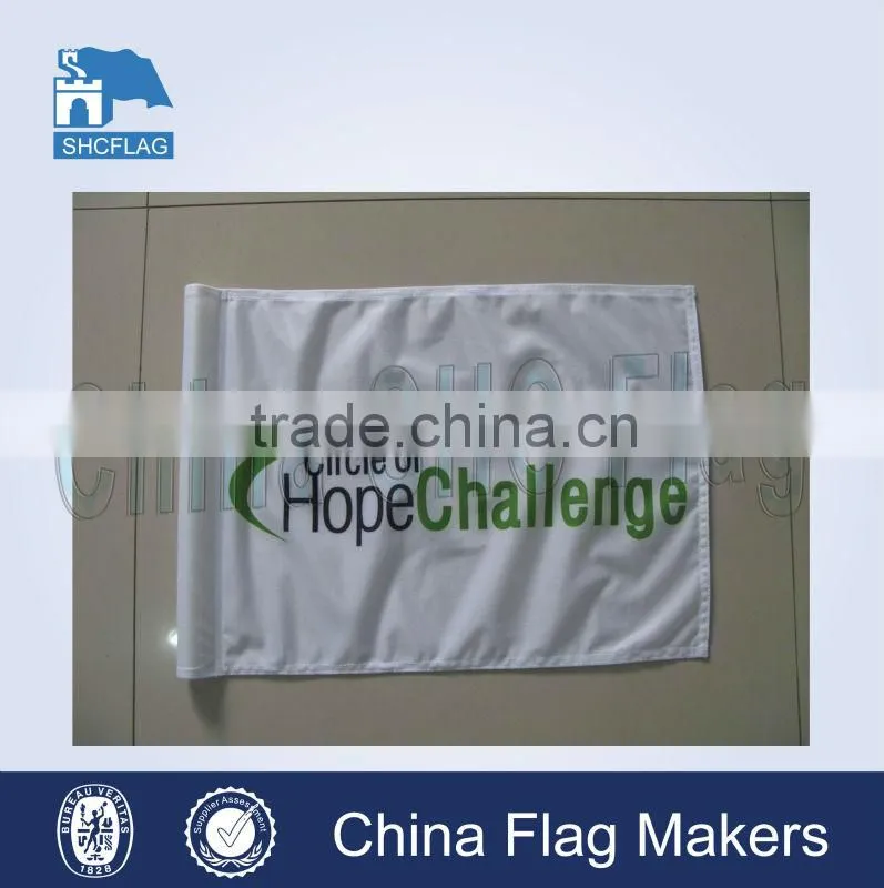 Customized polyester mini golf flags