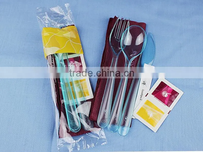 PP disposable plastic cutlery for hotel,fast food,airline