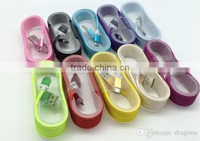 High Quality Flat Noodle Micro USB Dc Charigng Cable