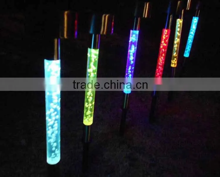 Stainless steel solar acrylic garden led light
