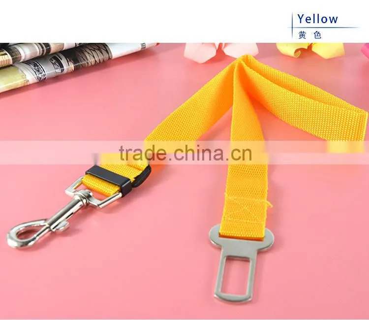 Multicolors Polyester Dog Pet Seat Safety Belt for Car Vehicle