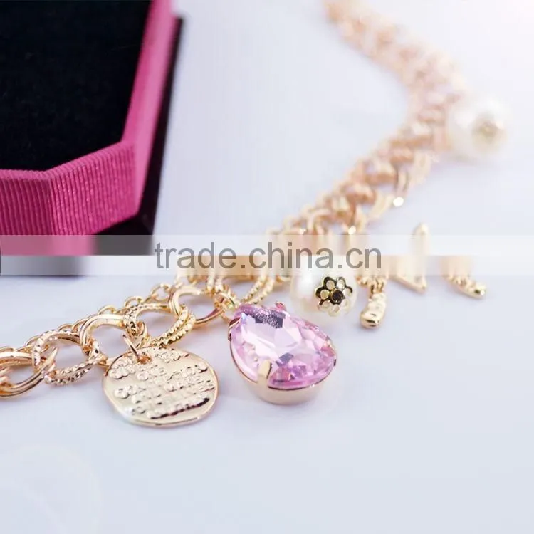 Fashion Bracelets & Bangles Pulseira Feminina Simulated Pearl Crystal Bracelets for Women Pulseras