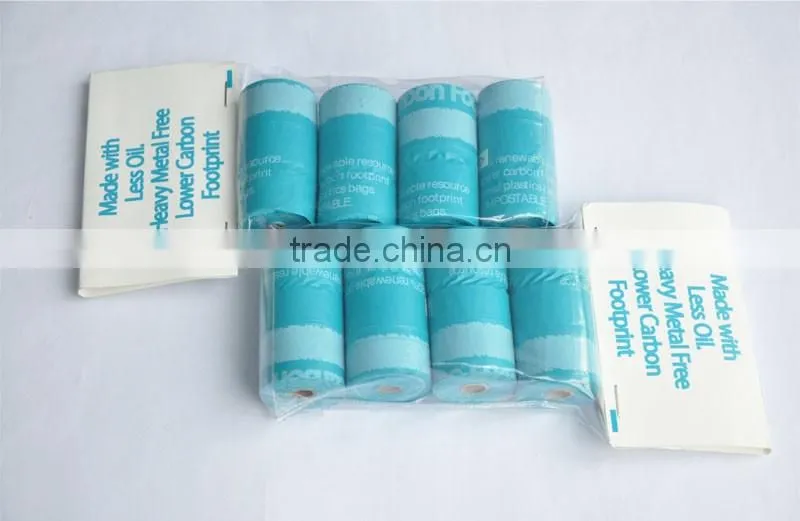 Bio-hybrid pet products of recycled plastic bag for dog garbage