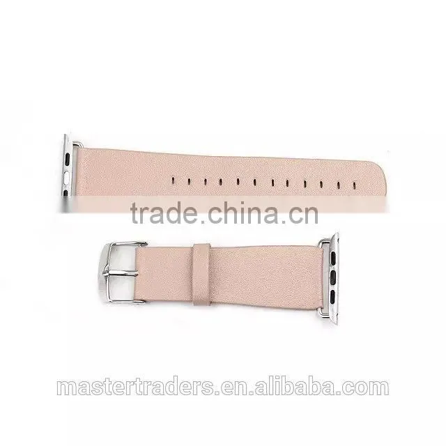 Cheap Colorful PU Leather Watch Band Wrist Strap For 42MM Apple Watch MT-3565
