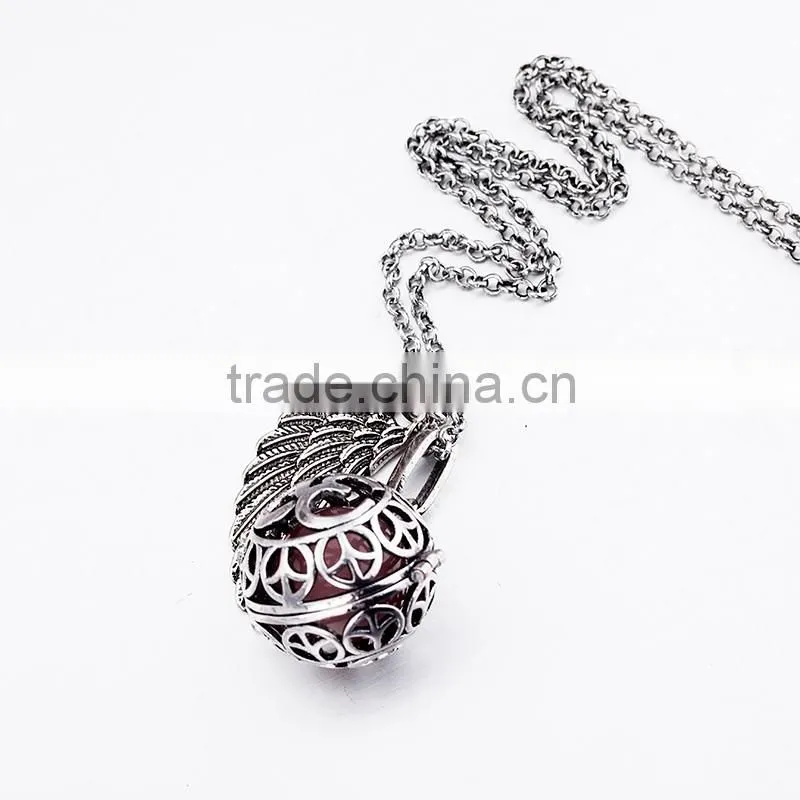 OEM Vintage om Yoga Floating Locket Necklace