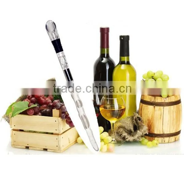 NT-PC02 perfect acrylic red wine cooler stick silicone wine chiller sticks for drinks