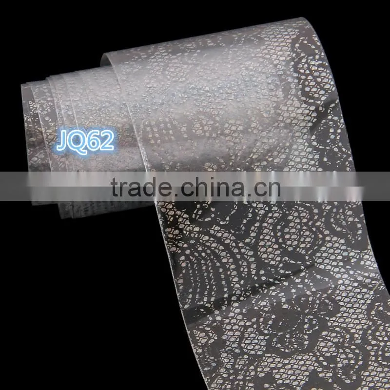 Women Fashion Mixed 4*100CM Nail Art Transfer Foil Set Tip Decoration White flower Christmas'Day stickers