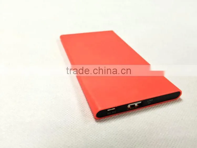Alibaba 2015 best sale portable slim li polymer power bank W280 high quality Ultra external battery charger