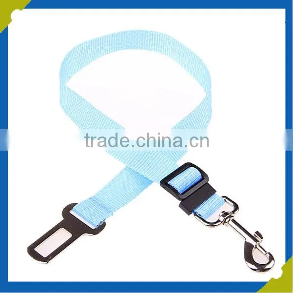 Wholesale Colorful Pet Dog Collars Leashes Seat Belt Vehicle Safety Travel Replacement