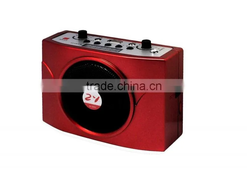 USB speaker Portable Waistband Voice Booster Mini Loudspeaker for teachers and tour guide