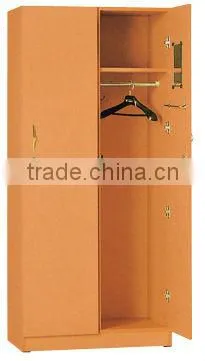 hot sale cheap popular fashion modern 2 door with drawer MDF wardrobe closet