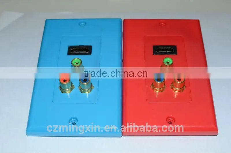 Electrical socket waterproof audio wall socket custom av wall plates