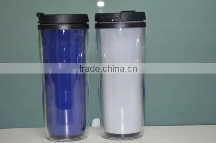 13oz Custom logo plastic color changing magic travel mug