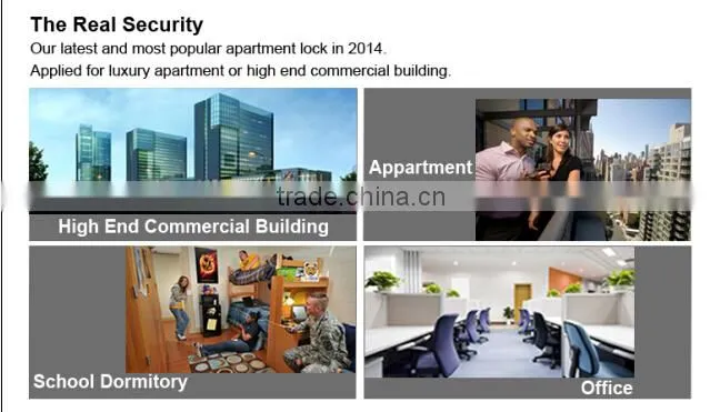 2015 Hotel Selling Stainless steel Electronic Lock