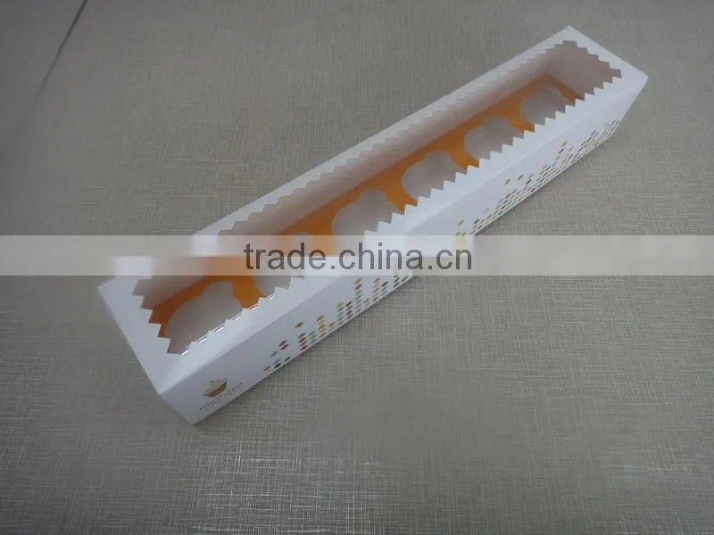 High grade printing cupcake packaging box with PVC windows