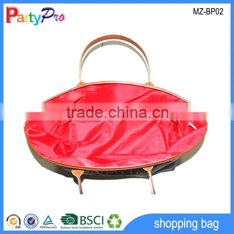 Hot Sale Promotional PU leather Bag PP Shopping Bag