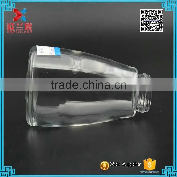 High Quality 180ml glass liquor bottle custom made glass wine bottles