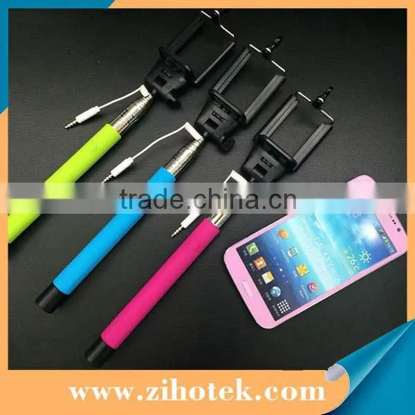 Handheld monopod Z07-5 Plus selfie stick,cable take pole selfie stick,selfie stick extendable monopod