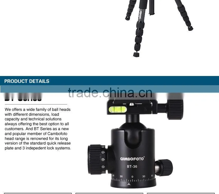 New product Cambofoto FCS254 compact photographic tripod carbon