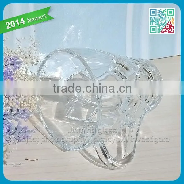 Embossed clear glass cup drinking oem moroccan tea glass cup