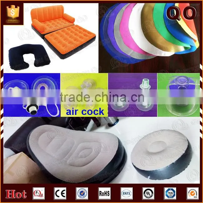 Economical inflatable chesterfield sofa with footrest