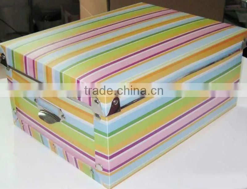 Foldable Plastic Storage Boxes with handle
